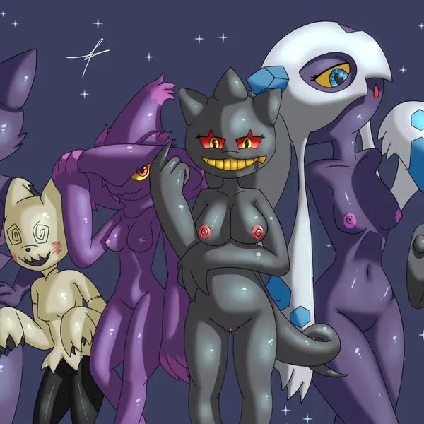 nintendo, pokemon created by kirlia furtive