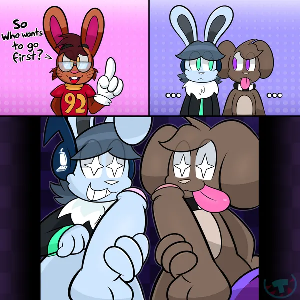 note (mintytempest), roderick (tamerkoh), toffee (mintytempest) created by mintytempest