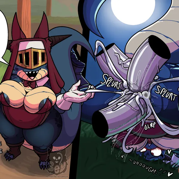 nugs (batartcave), viessa dread (batartcave) created by sevsartcave