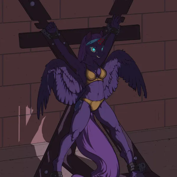 nyx (pen stroke) (hasbro, my little pony) created by gor1ck
