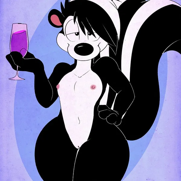 pepe le pew (looney tunes, warner brothers) created by dracojeff