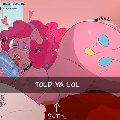 pinkie pie (mlp), rainbow dash (mlp) (friendship is magic, hasbro) created by cautionaryghost