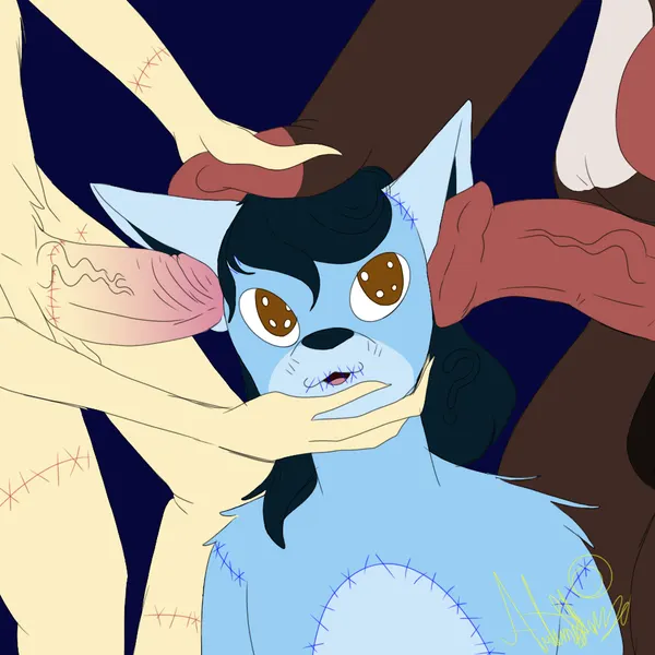 pledge (fledgedragonfox), plush (fledgedragonfox), sable (fledgedragonfox) created by fledgedragonfox