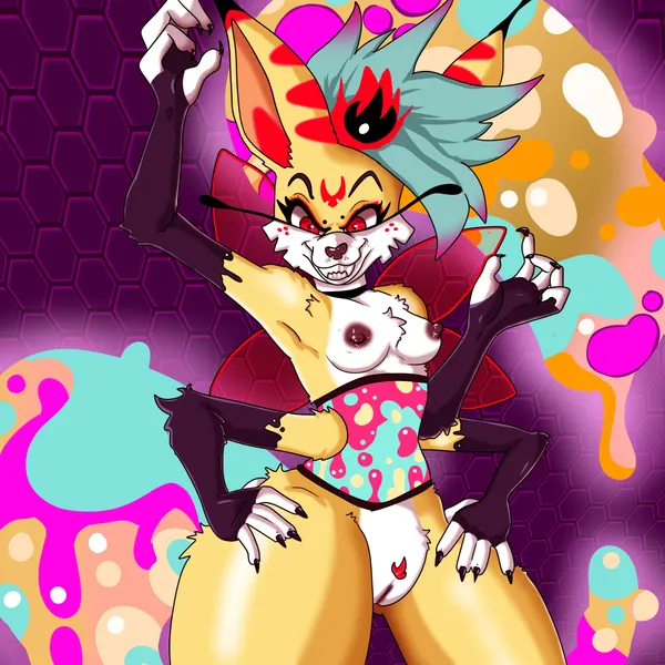 queen bee-lzebub (helluva boss) (hellaverse, helluva boss) created by evilthabad