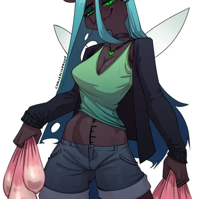 queen chrysalis (mlp) (friendship is magic, hasbro) created by chrysalisdraws