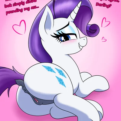 rarity (mlp) (friendship is magic, hasbro) created by vomitvomiting