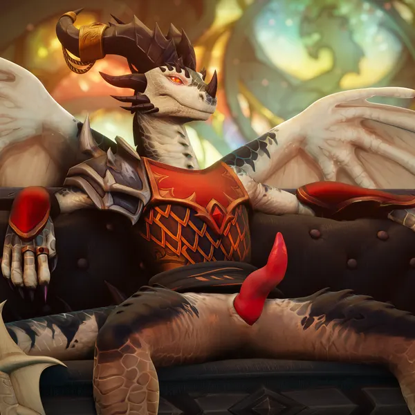 redshift (dinkysaurus) (blizzard entertainment, european mythology) created by vixenpeeks