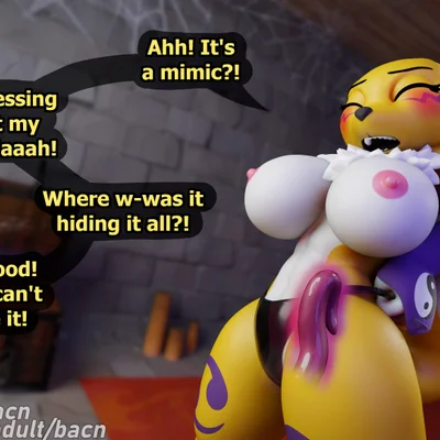 renamon (bacn) (bandai namco, digimon) created by bacn