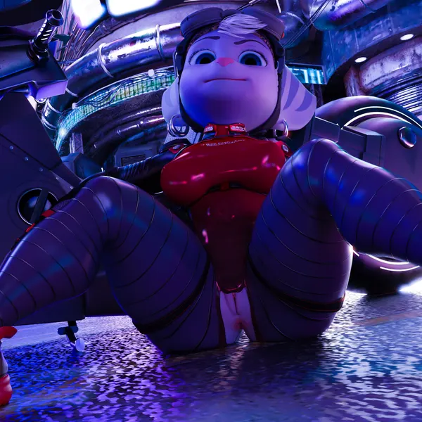 rivet (ratchet and clank) (insomniac games, ratchet and clank) created by bustin3d