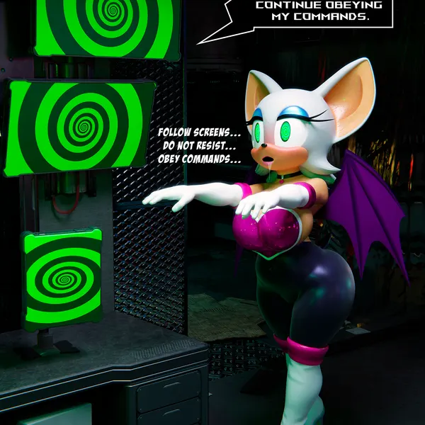 rouge the bat (sega, sonic the hedgehog (series)) created by supercasket