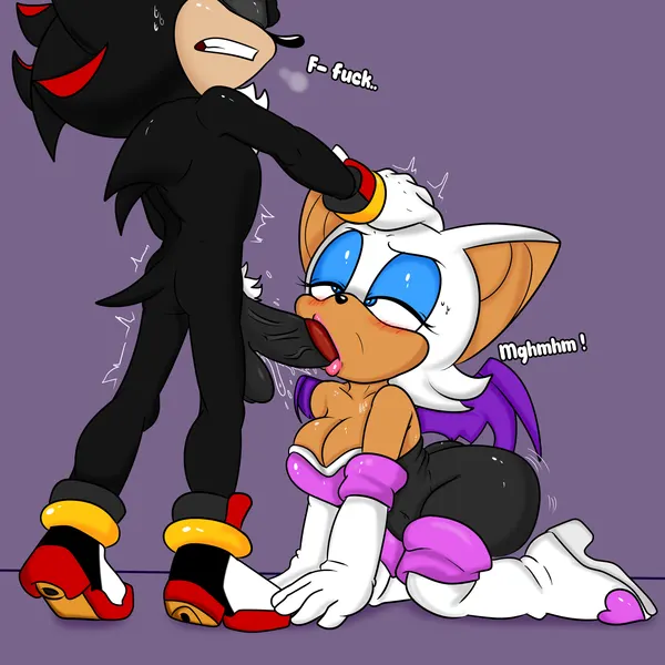 rouge the bat, shadow the hedgehog (sega, sonic the hedgehog (series)) created by soulyagami64