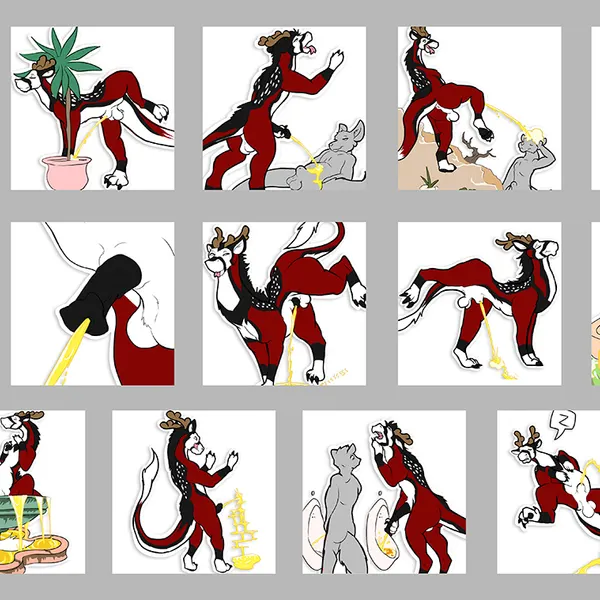 sanguine (sanguinederg), ych (character) created by halapmir