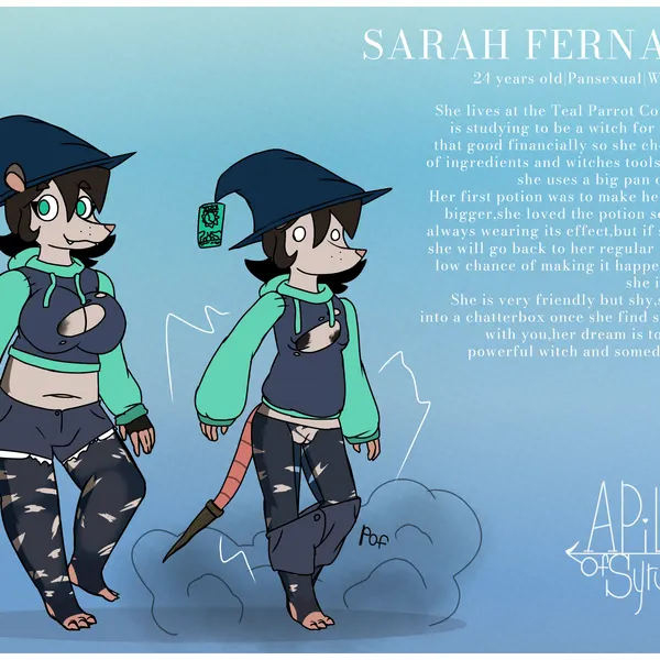sarah fernanda (apileofsyrup) created by apileofsyrup