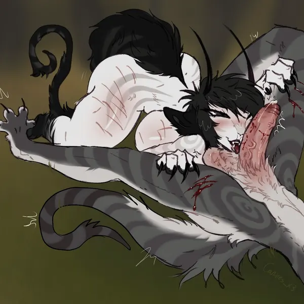 sebastian (canines x3), tristan (canines x3) created by canines x3