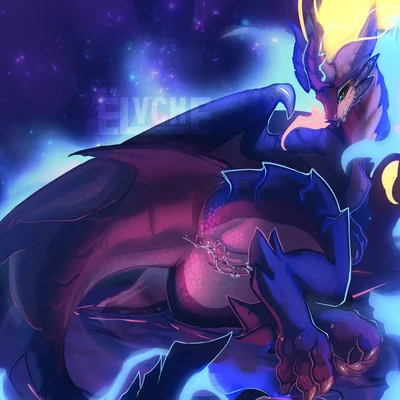 smolder's mom (league of legends, mythology) created by elvche