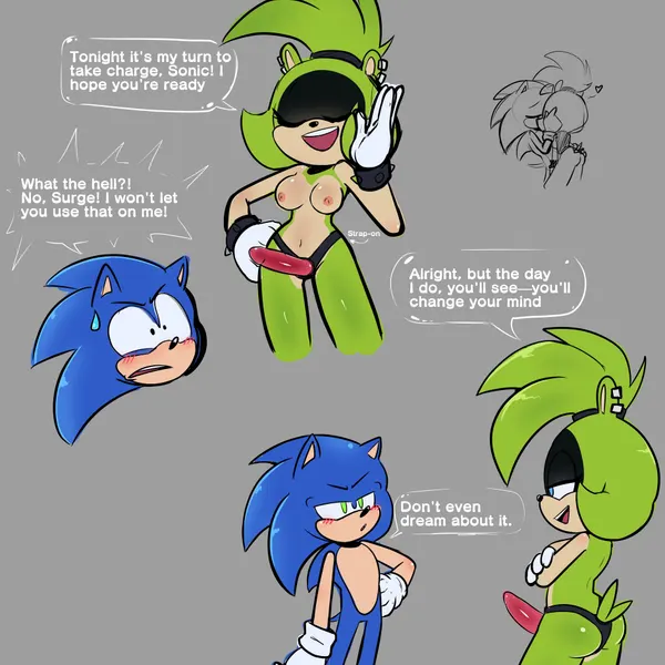 sonic the hedgehog, surge the tenrec (idw publishing, sega) created by miguel layme