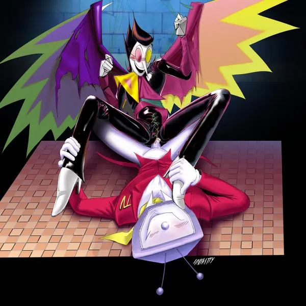 spamton g. spamton, spamton neo, tenna (deltarune) (deltarune, undertale (series)) created by 4nikitty