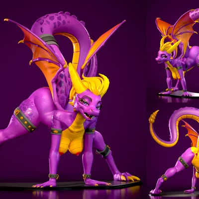 spyro (activision, mythology) created by taigongwong