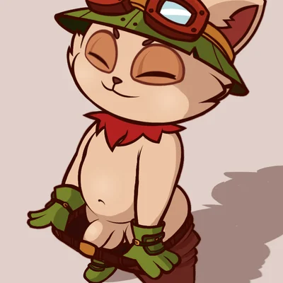 teemo (lol) (league of legends, riot games) created by ishitaka uwu