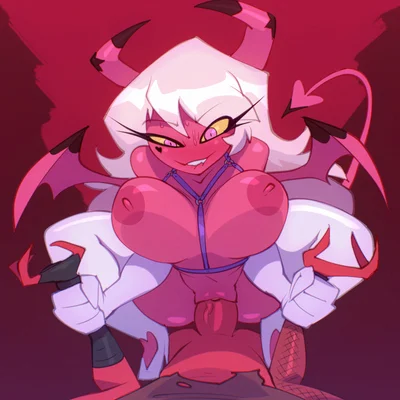 verosika mayday (hellaverse, helluva boss) created by bigdad