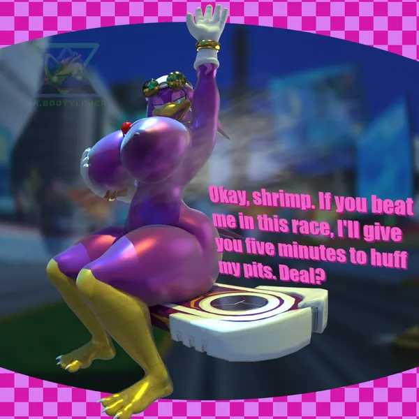wave the swallow (sega, sonic riders) created by mr.bootylover