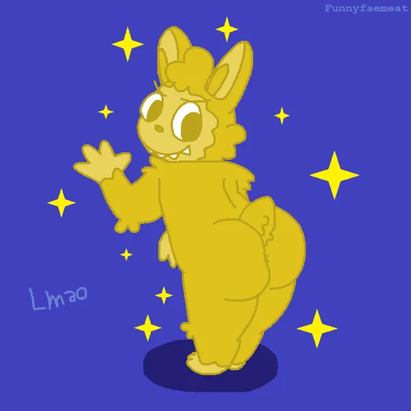 24 karat gold labubu (meme), pop mart created by funnyfaemeat