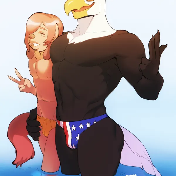 aaron (war-bird), marty (onta) created by doxy