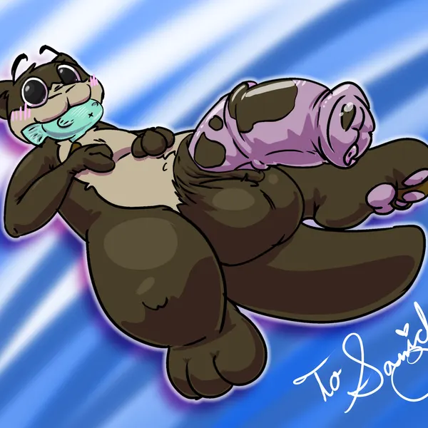 ace giant otter (samichott) created by ev1lp1nk1