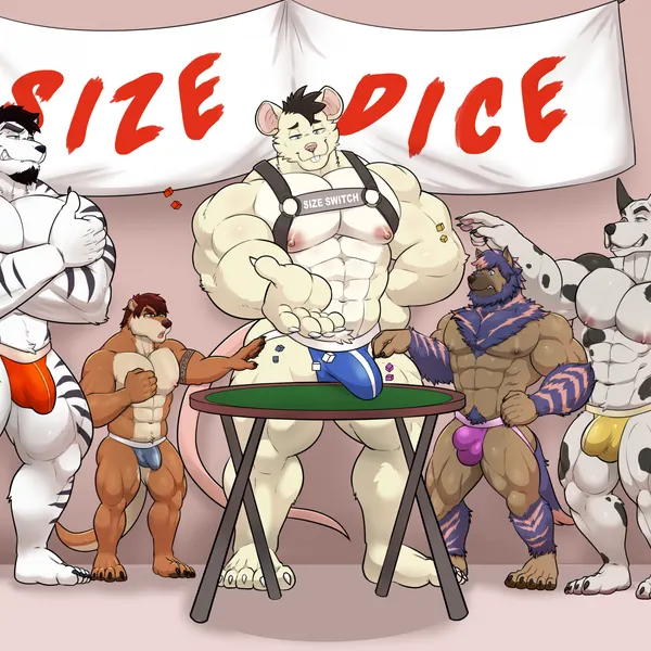aidan mouse, dazzle (wolfgar), wooyeong created by folsky