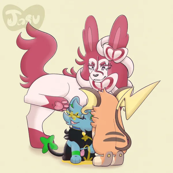 amp the shinx, anasui, zeustheraichu (kinktober 2025, nintendo) created by jasucharm
