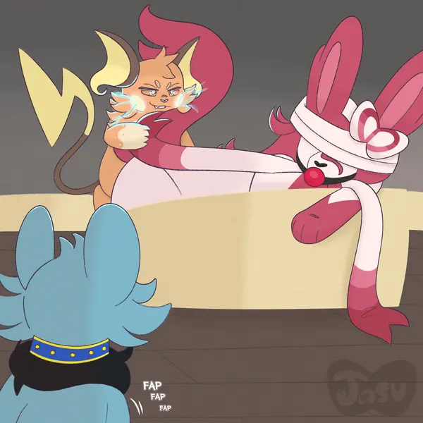 amp the shinx, anasui, zeustheraichu (kinktober, kinktober 2025) created by jasucharm