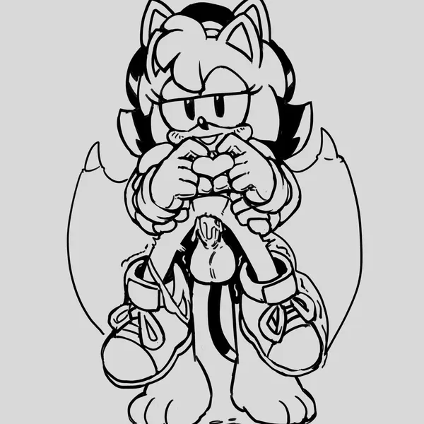 amy rose, classic amy rose, fan character (classic sonic (universe), sega) created by noahdoesart