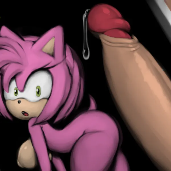 amy rose (sega, sonic the hedgehog (series)) created by angelauxes, third-party edit