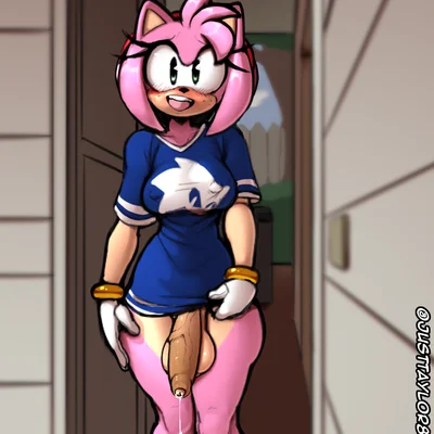 amy rose (sega, sonic the hedgehog (series)) created by justtaylor