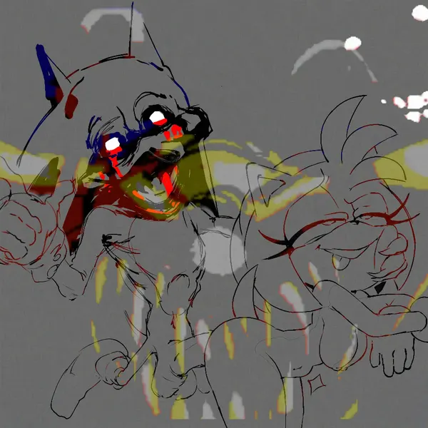 amy rose, sonic.exe, sonic the hedgehog (sega, sonic.exe (creepypasta)) created by calabreso