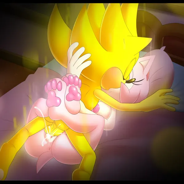 amy rose, sonic the hedgehog, super amy rose (sega, sonic the hedgehog (series)) created by apinkgrape