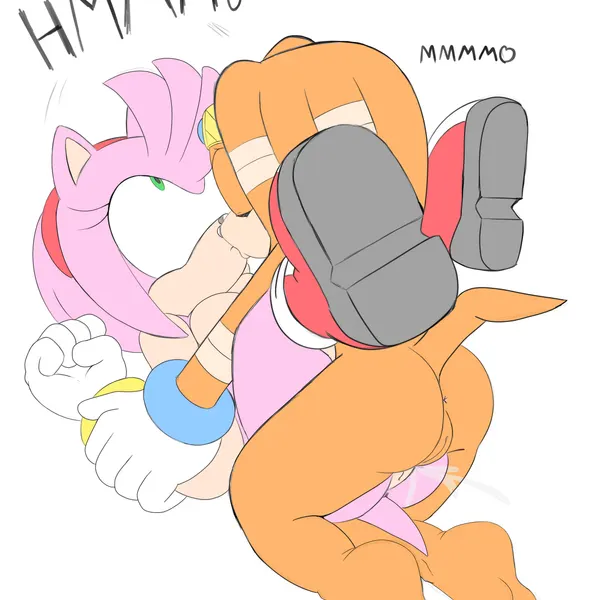 amy rose, tikal the echidna (sega, sonic adventure) created by neo x6