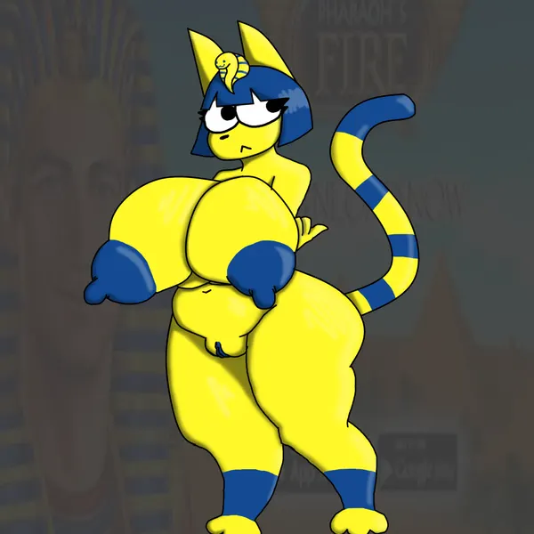 ankha (animal crossing) (animal crossing, nintendo) created by bigtrog84