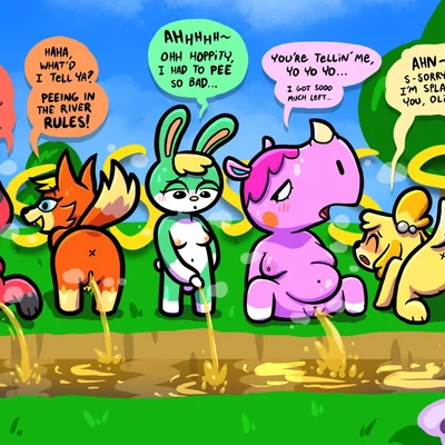 ankha (animal crossing), audie (animal crossing), cherry (animal crossing) (animal crossing, nintendo) created by theenfman, thepnfman