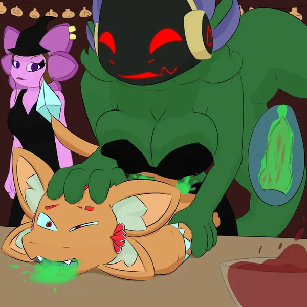 ansia (character), emerald (emeraldsda), terrace (character) created by ansia (artist)