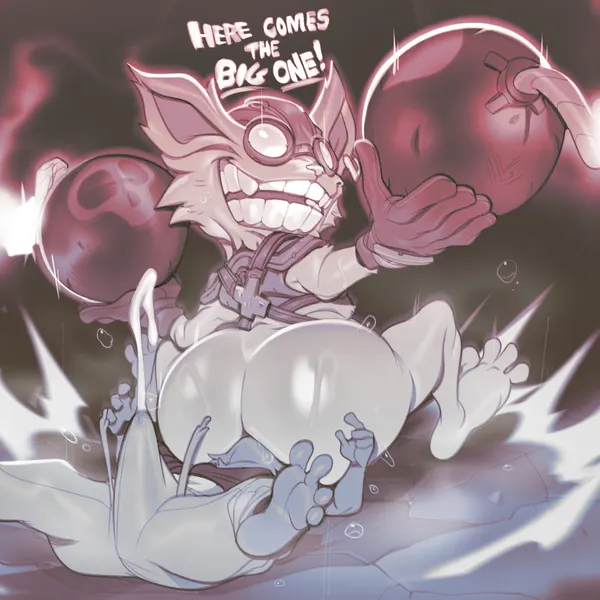 arturo (oc), ziggs (lol) (league of legends, riot games) created by submarine screw