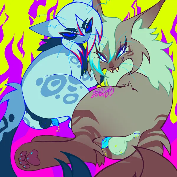 ashfur (thunderclan), hawkfrost (warriors) (warriors (book series)) created by sinzx80