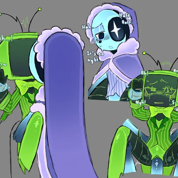 astro (dandy's world), vee (dandy's world) (blushcrunch studio, dandy's world) created by lolmaria