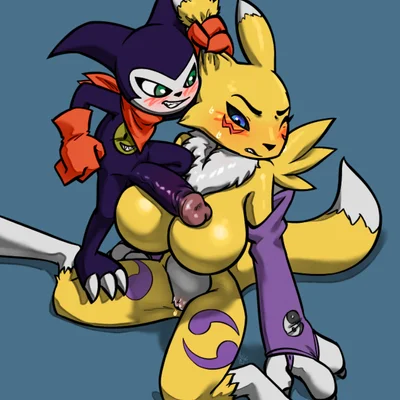 bandai namco, digimon created by soulcentinel, squitoo