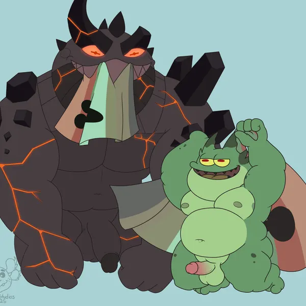 barrel the brave (amphibia (series), disney) created by pondart studios