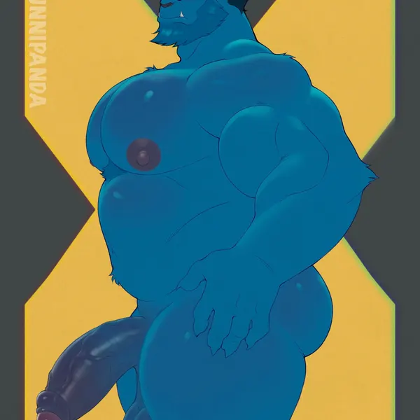beast (marvel) (marvel, x-men) created by hunnipanda