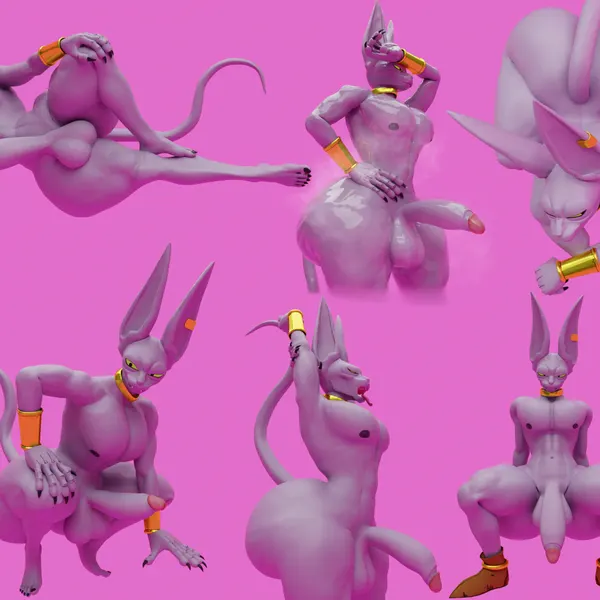 beerus (dragon ball, dragon ball super) created by camseven