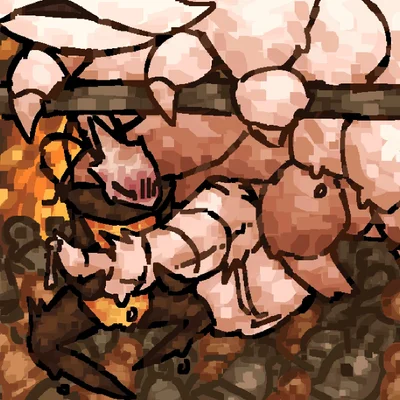 bell beast, shakra (hollow knight: silksong) (hollow knight: silksong, hollow knight (franchise)) created by scaliescum