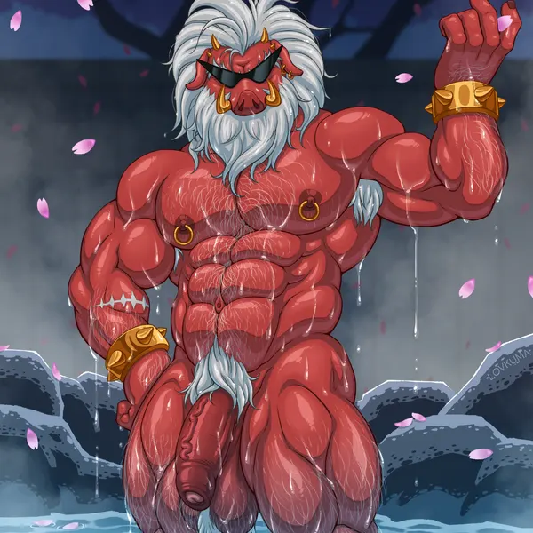 big daddy (zenless zone zero) (mihoyo, zenless zone zero) created by lovkuma