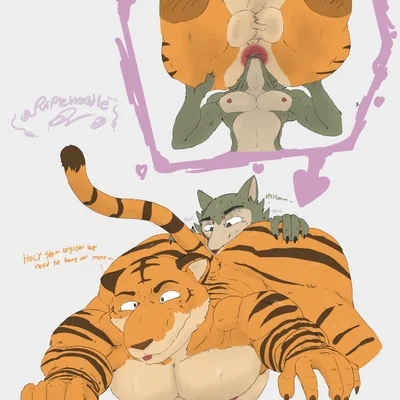 bill (beastars), legoshi (beastars) (beastars) created by purplen00dle